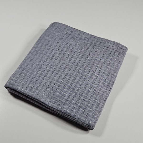 Dubai Premium Jersey Chequered Scarf in Grey