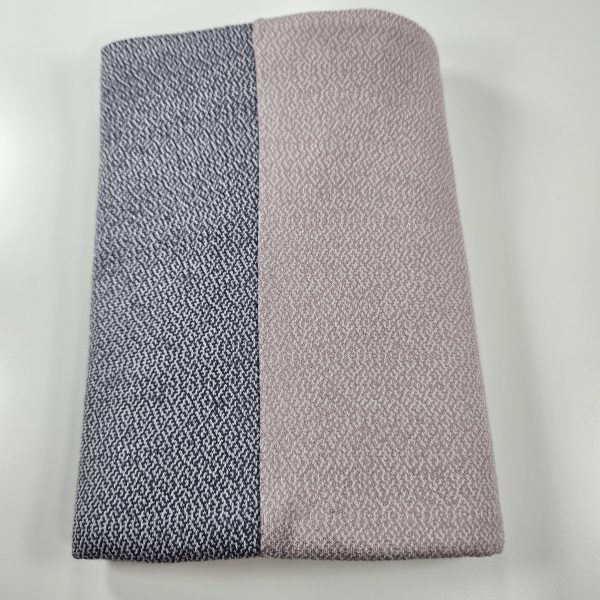 Dubai Premium Jersey Double Shade Scarf in Oslo Grey & Pink Flare