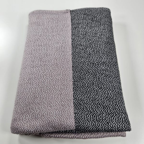 Dubai Premium Jersey Double Shade Scarf in Dark Grey & Lily