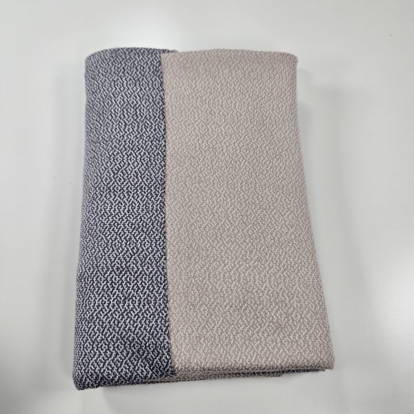 Dubai Premium Jersey Double Shade Scarf in Oslo Grey & Light Brown