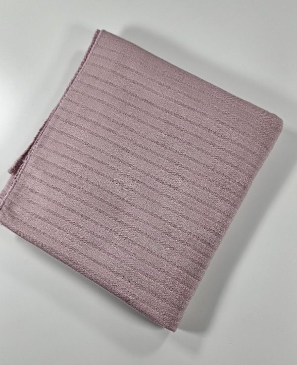 Dubai Premium Jersey Striped Scarf in Oyster Pink