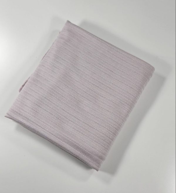 Dubai Premium Jersey Striped Scarf in Lavender Mist