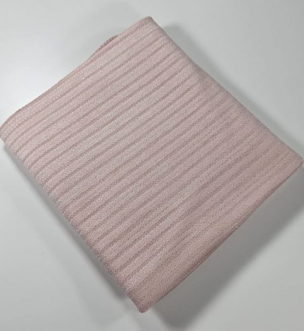 Dubai Premium Jersey Striped Scarf in Misty Rose