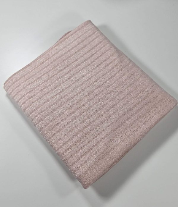 Dubai Premium Jersey Striped Scarf in Light Pink