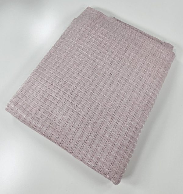 Dubai Premium Jersey Chequered Scarf in Oyster Pink